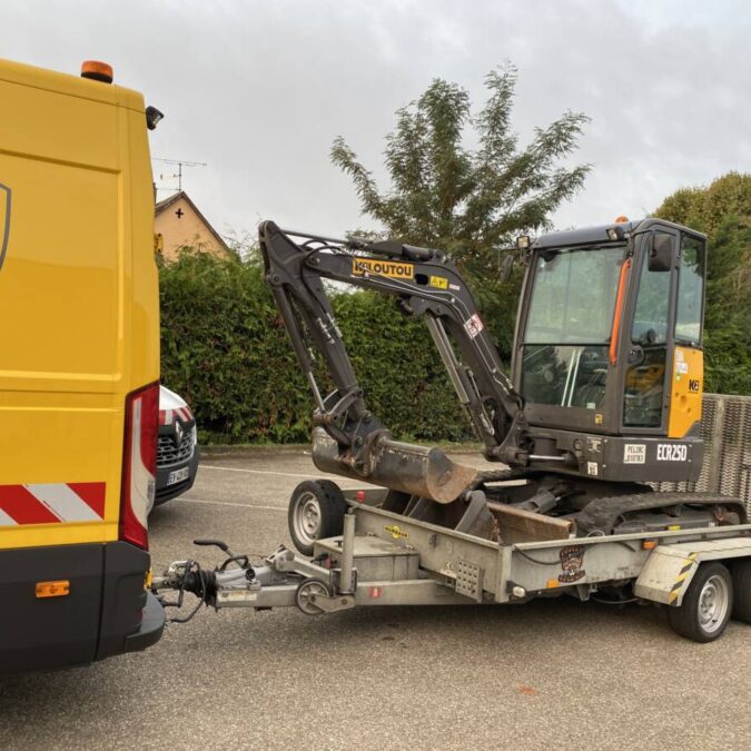 VL MP 675X675 | Transmat 68 Transport avec remorque porte engin VL (2,9T) dans le Grand-Est Wittenheim 3